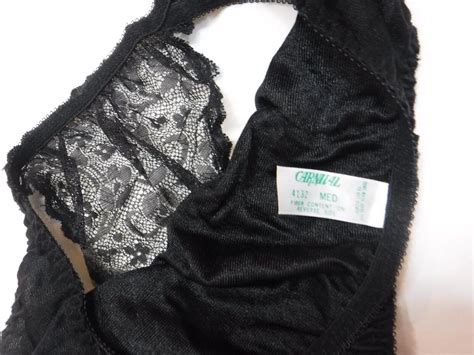 Vtg Soft Sexy Lace Front Bikini Panties By Carnival S Gem