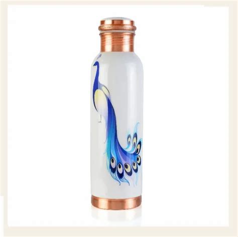 Meena Printed Copper Water Bottle Set Screw Cap At Rs Set In Moradabad