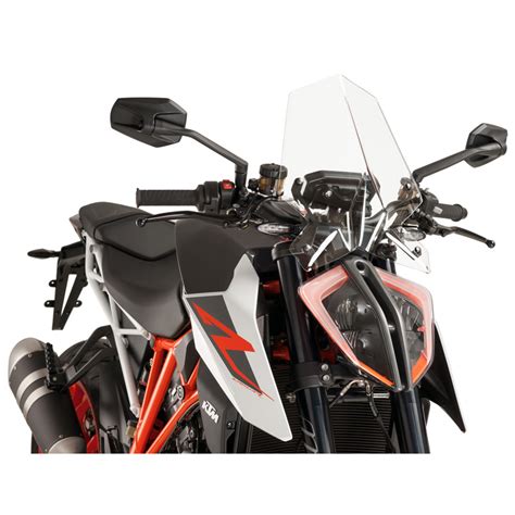 Puig W Naked New Generation Sport Windshield Clear For KTM Superduke R