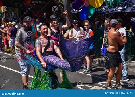 People In The March Of 2017 Midsumma Festival Gay Pride In Melbourne