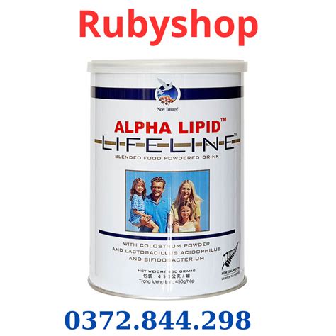 Sữa Non Alpha Lipid Lifeline Chính Hãng New Zealand 450g Hộp Shopee