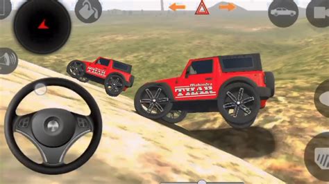 Modified Mahindra Red Thar Indian Cars Simulator D Gaming King