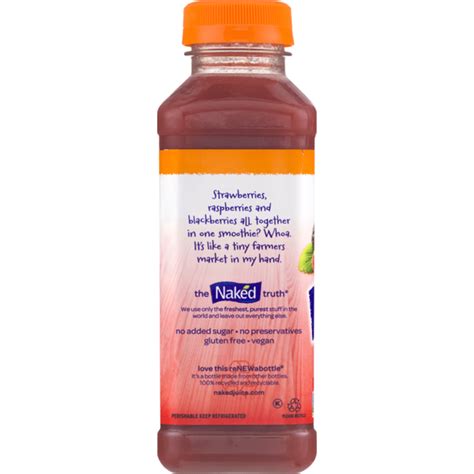 Naked 100 Juice Smoothie Berry Blast 15 2 Fl Oz Instacart