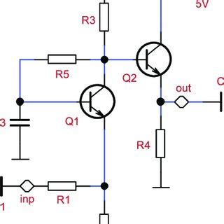 video amplifier schematic  scientific diagram