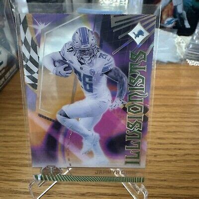 2023 Panini Illusions RC 14 Illusionists Emerald Acetate Jahmyr Gibbs