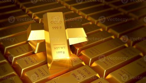 lingotes de oro, lingotes de oro fino, tesoro de oro. concepto de banca ...
