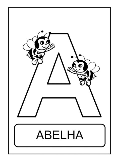 Atividade Letra A Para Colorir