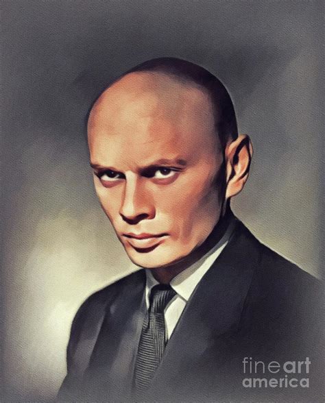 Yul Brynner Hollywood Legend Painting By Esoterica Art Agency Fine