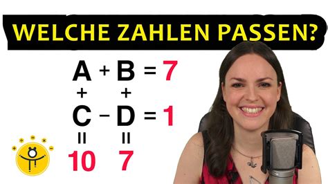 Mathe RÄTSEL Gleichungen Welche Zahlen sind gesucht YouTube