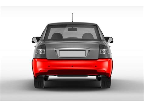 Купить Задний бампер рестайлинг для Лада Приора, Приора 2 седан ...