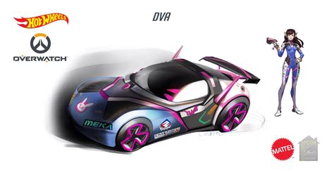 Awesome Overwatch Hot Wheels Character Cars Concept Art Seen At Sdcc Home