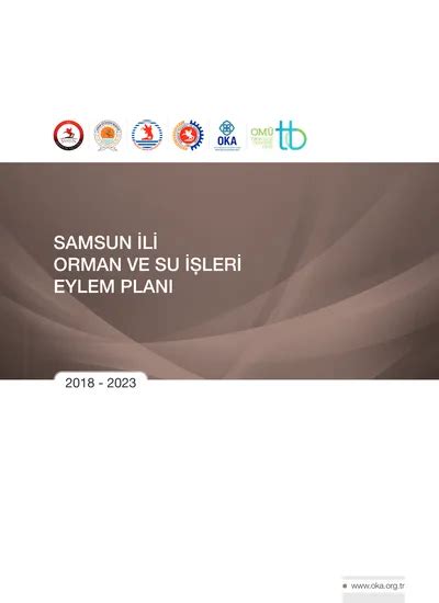 Samsun Orman ve Su İşleri Eylem Planı