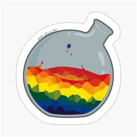 Lgbt Pride Potions Sticker For Sale By Bluepanda397 Redbubble