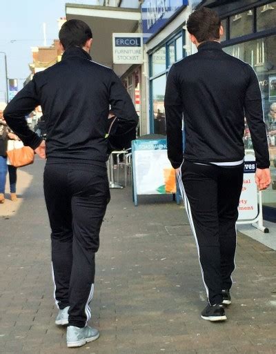 The Lad On The Left Has A Hot Ass In His Black Tra Tumbex