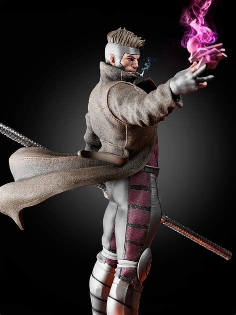 Gambit X Men Fanartresin Scale Model For Assembling And Painting Or