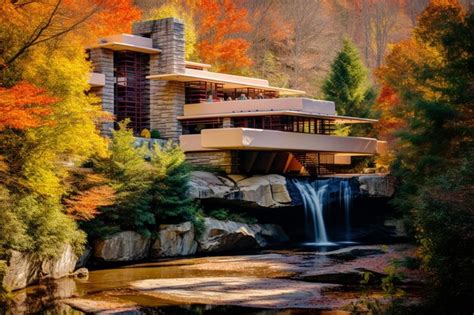 10,000+ Fallingwater House Pictures