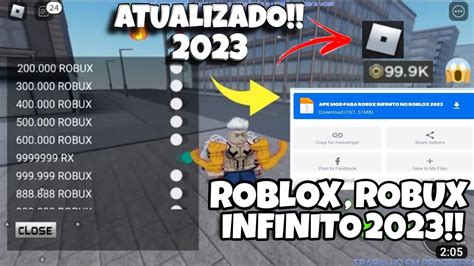 Mod Menu Roblox 2023 O Melhor Apk Mod Funcionando Robux Infinito