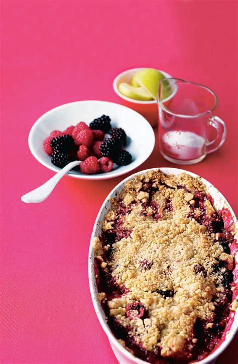 Classic crumble mix and four fillings recipe | delicious. magazine