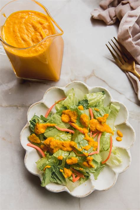 Japanese Restaurant Style Ginger Salad Dressing - Unbound Wellness