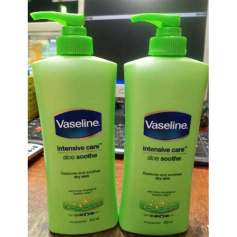 Jual Vaseline Intensive Care Aloe Soothe 400ml Shopee Indonesia