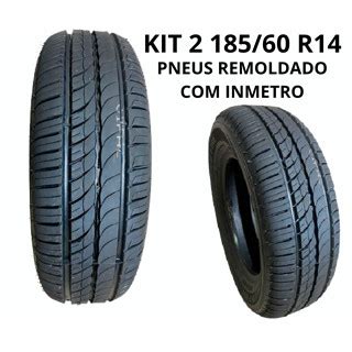 Kit 2 Pneus Nacional 185 60 R14 Marca Monaco Inmetro E Garantia