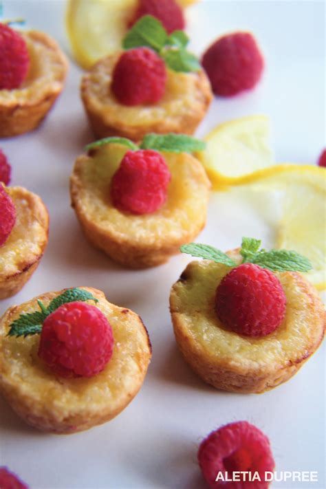 Lemon Raspberry Tassies Aletia Dupree