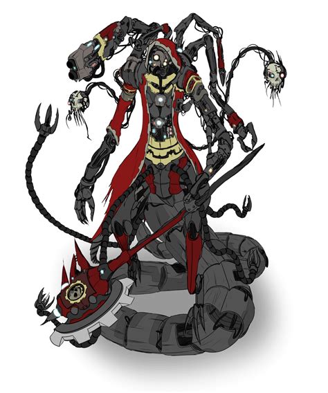 Tech Priest Drawing Radeptusmechanicus
