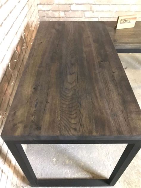 Стол угловой в стиле лофт, массив дуба в интернет-магазине Ярмарка ...