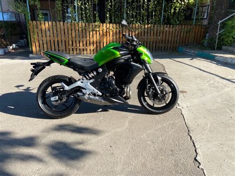 Купить б у Kawasaki ER n инжектор передач в Москве зелёный naked bike года на Авто ру