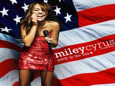 Party In Photos Party In The Usa Miley Cyrus Wallpaper