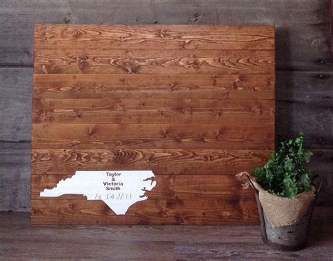 Wedding guest book wood guest book guest book wedding | Etsy
