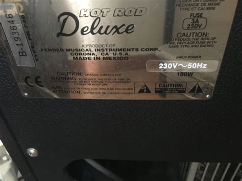 Gb Hot Rod Deluxe Fender Gb Hot Rod Deluxe Audiofanzine