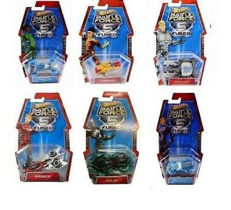 Hot Wheels Battle Force 5 Carros Fundidos