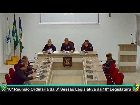 Ordin Ria Da Sess O Legislativa Da Legislatura Youtube