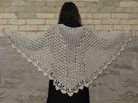 Ravelry Ice Crystal Crochet Faroese Shawl Pattern By Jude Butterworth