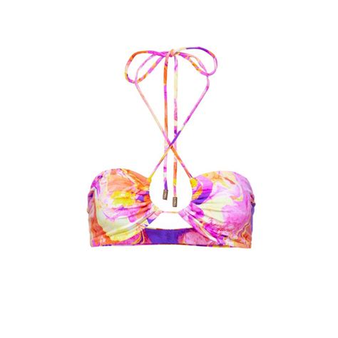 Capri Bandeau Bikini Top Kamari Swim Wolf Badger