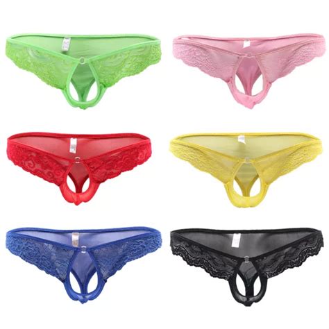TONGS SEXY POUR Hommes Trou Avant Ouvert Pénis Exposé Cordes G Lingerie EUR 5 05 PicClick FR