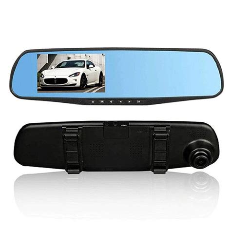 Rearview Mirror Dual Channel DVR Camera Recorder Dash Cam