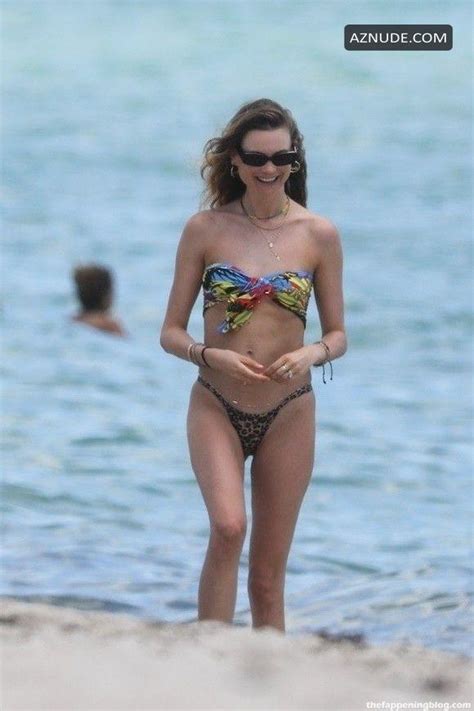Behati Prinsloo Sexy Shows Off Her Hot Figure In A Bikini At The Beach In Miami Aznude