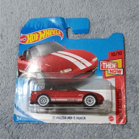 Hot Wheels 91 Mazda Miata MX 5 Th Shopee Brasil