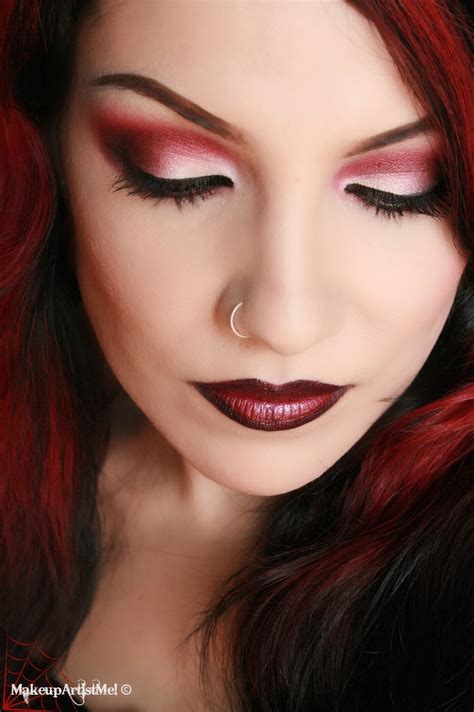 Daring! Red eyeshadow makeup tutorial