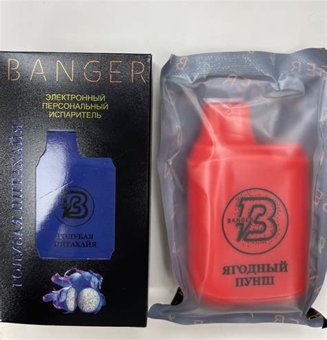 Купить Электронная сигарета BANGER ГОЛУБАЯ ПИТАХАЙЯ 4000 затяжек . по ...