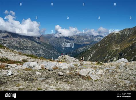 On The Trail To Argentiere Glacier Chamonix Area Haute Savoie France