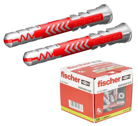 Kołki Tulejki FISCHER DUOPOWER 8x65 50sztuk 538241 (4048962262087 ...