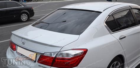 Спойлер Хонда Аккорд 9 (задний спойлер на багажник Honda Accord 9) Aom ...