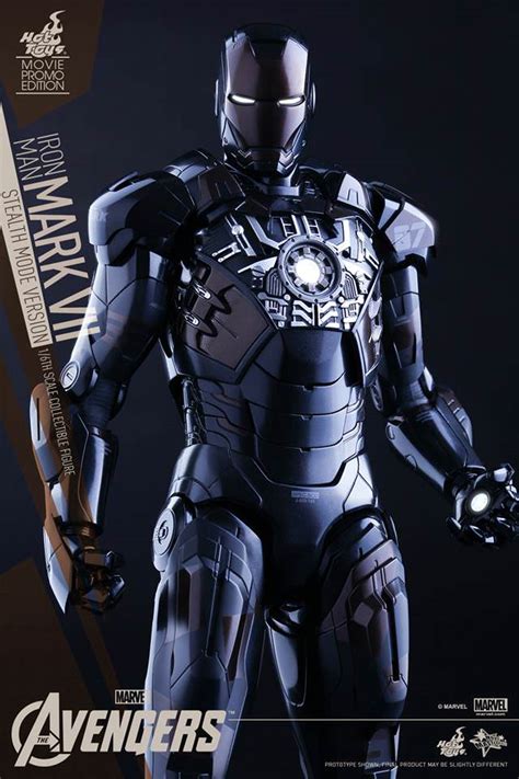 Hot Toys MMS 282 The Avengers Iron Man Mark VII Stealth Mode Version Hot Toys Complete