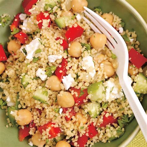 Salade De Couscous Aux Légumes Et Aux Pois Chiches Ricardo