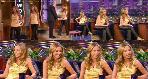Naked Sarah Michelle Gellar In The Tonight Show With Jay Leno