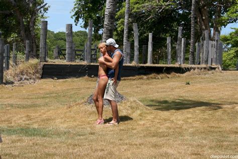 Sexy Barbie Banks Shows Her Tan Lines While Having Anal Sex Outdoors Photos