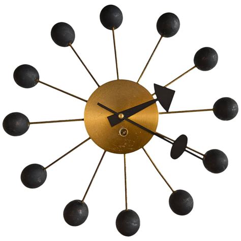 Original George Nelson Ball Clock At 1stdibs